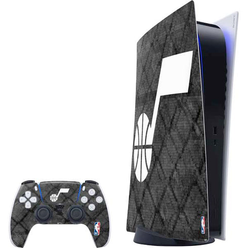 NBA Utah Jazz Black Rust PlayStation PS5 Skins