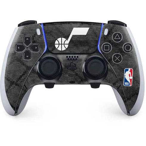NBA Utah Jazz Black Rust PS5 DualSense Edge Pro Controller Skin