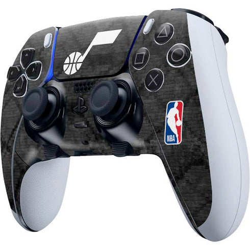 NBA Utah Jazz Black Rust PS5 DualSense Edge Pro Controller Skin
