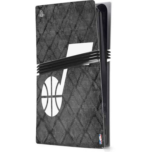 NBA Utah Jazz Black Rust PS5 Pro Console Skin