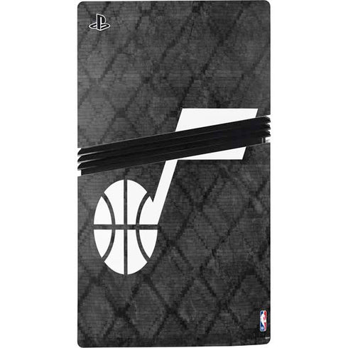 NBA Utah Jazz Black Rust PS5 Pro Console Skin