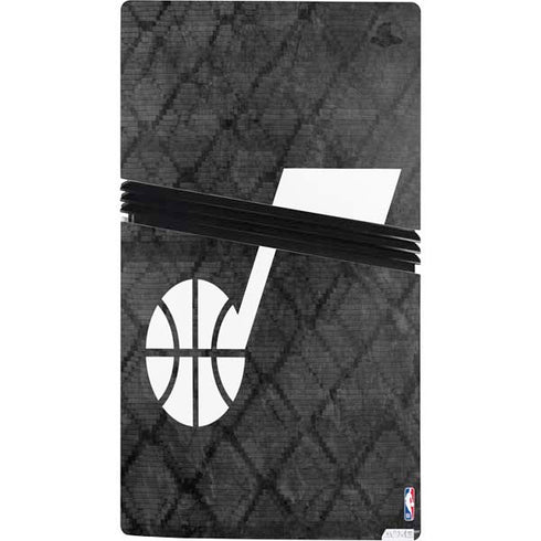 NBA Utah Jazz Black Rust PS5 Pro Console Skin