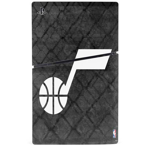 NBA Utah Jazz Black Rust PS5 Slim Digital Edition Console Skin