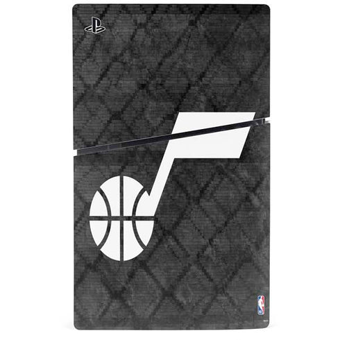 NBA Utah Jazz Black Rust PS5 Slim Digital Edition Console Skin