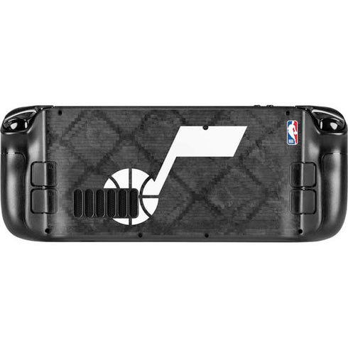 NBA Utah Jazz Black Rust Steam Deck Handheld Gaming Computer Skin