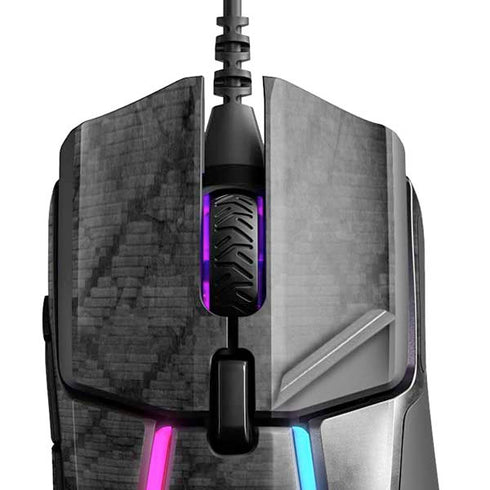 NBA Utah Jazz Black Rust SteelSeries Rival 600 Gaming Mouse Skin