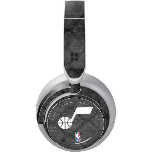 NBA Utah Jazz Black Rust Surface Headphones Skin
