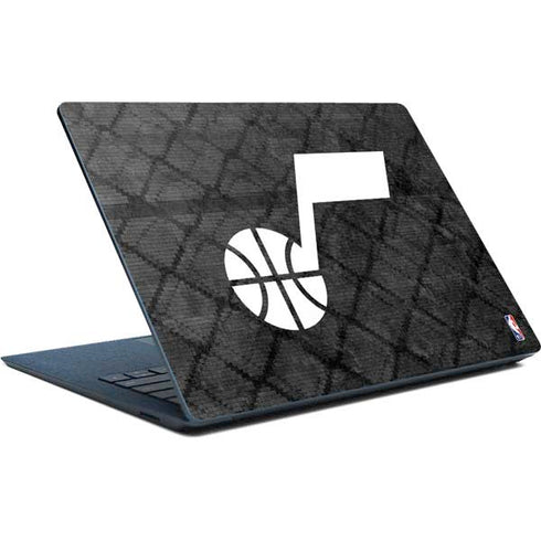 NBA Utah Jazz Black Rust Surface Laptop Skin