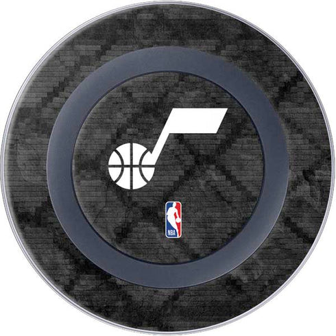 NBA Utah Jazz Black Rust Wireless Charger Skin