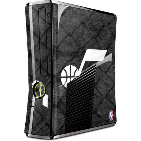 NBA Utah Jazz Black Rust Xbox 360 Slim (2010) Skin