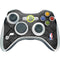 NBA Utah Jazz Black Rust Xbox 360 Wireless Controller Skin