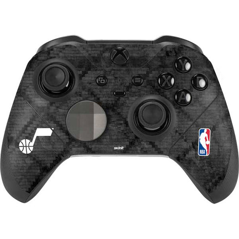 NBA Utah Jazz Black Rust Xbox Elite Wireless Controller Series 2 Skin