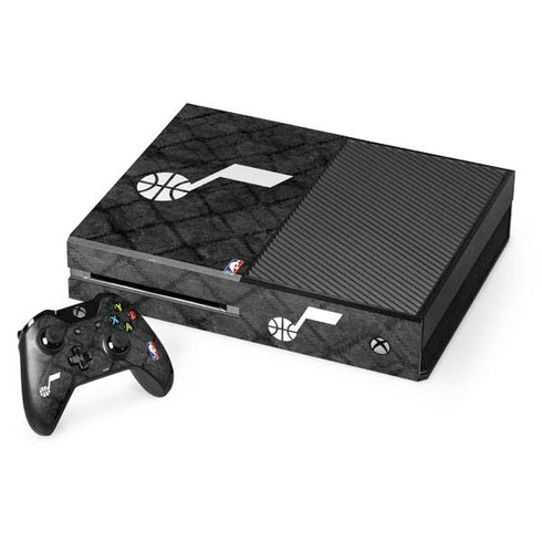 NBA Utah Jazz Black Rust Xbox One Console and Controller Bundle Skin