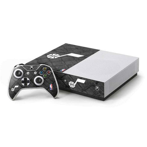 NBA Utah Jazz Black Rust Xbox One S Console and Controller Bundle Skin
