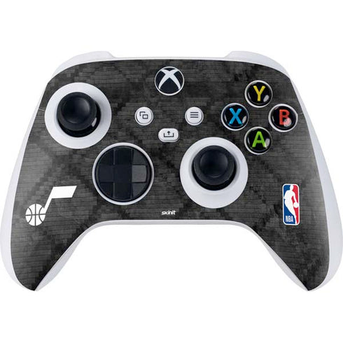 NBA Utah Jazz Black Rust Xbox Series S Controller Skin