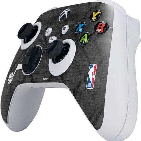 NBA Utah Jazz Black Rust Xbox Series S Controller Skin