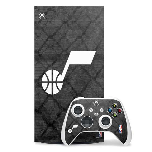 NBA Utah Jazz Black Rust Xbox Series X Skins