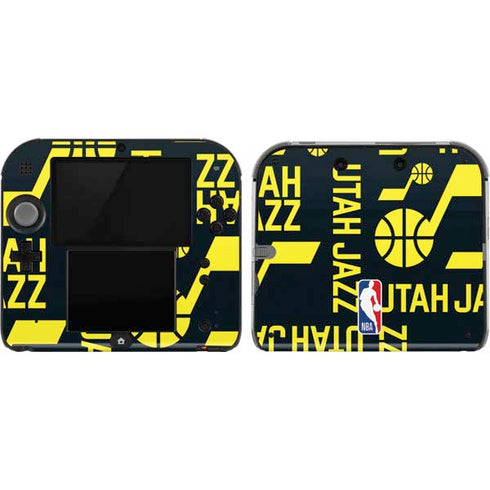 NBA Utah Jazz Blast Nintendo 2DS Skin