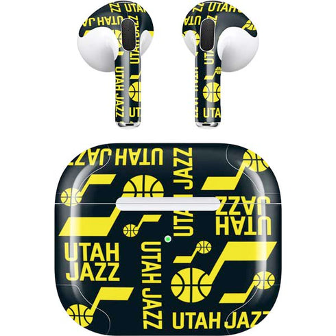 NBA Utah Jazz Blast Apple AirPods (3rd Gen 2021) Skin