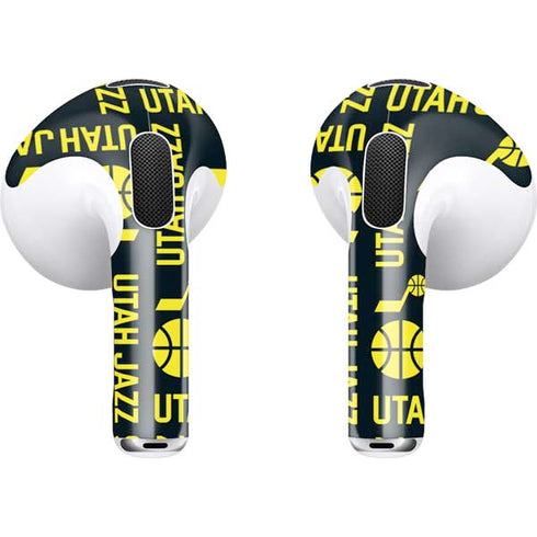 NBA Utah Jazz Blast Apple AirPods (3rd Gen 2021) Skin