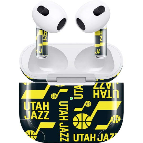 NBA Utah Jazz Blast Apple AirPods (3rd Gen 2021) Skin