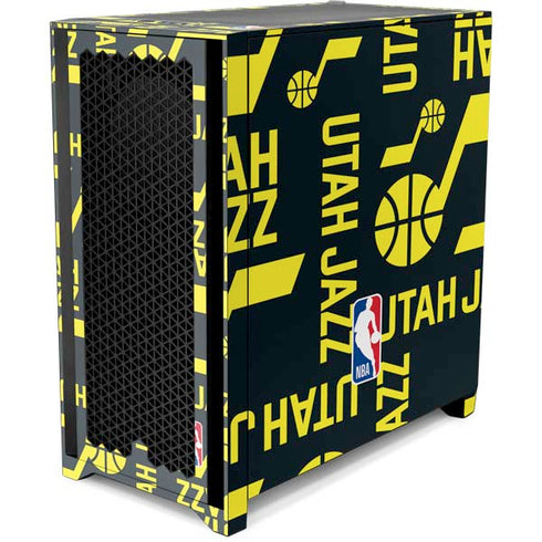 NBA Utah Jazz Blast Corsair 4000D Tempered Glass Mid-Tower ATX Case Skin
