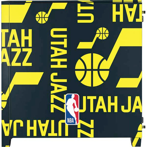NBA Utah Jazz Blast Corsair 4000D Tempered Glass Mid-Tower ATX Case Skin