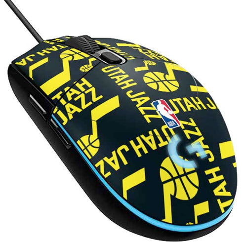NBA Utah Jazz Blast G203 Prodigy RGB Wired Gaming Mouse Skin