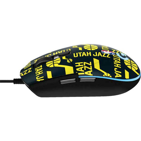 NBA Utah Jazz Blast G203 Prodigy RGB Wired Gaming Mouse Skin