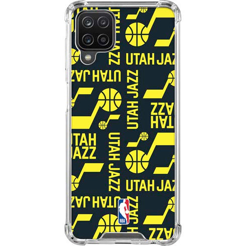 NBA Utah Jazz Blast Galaxy A12 Clear Case