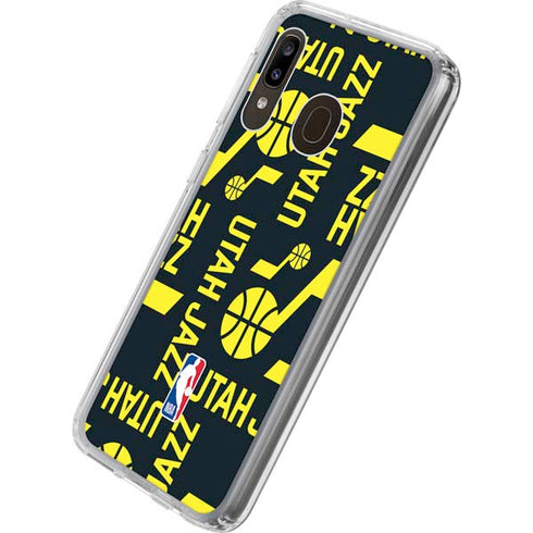 NBA Utah Jazz Blast Galaxy A20 Clear Case