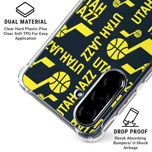 NBA Utah Jazz Blast Galaxy A36 5G Clear Case