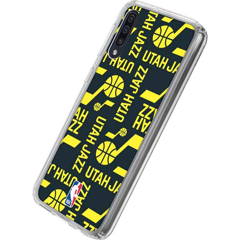 NBA Utah Jazz Blast Galaxy A50 Clear Case