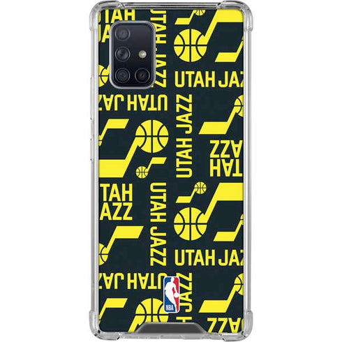 NBA Utah Jazz Blast Galaxy A71 5G Clear Case