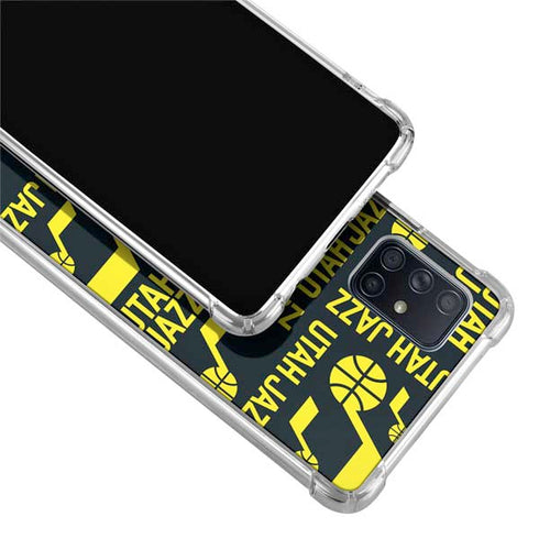NBA Utah Jazz Blast Galaxy A71 5G Clear Case