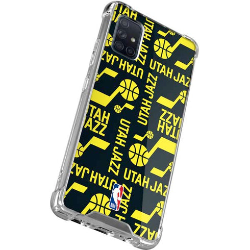 NBA Utah Jazz Blast Galaxy A71 5G Clear Case