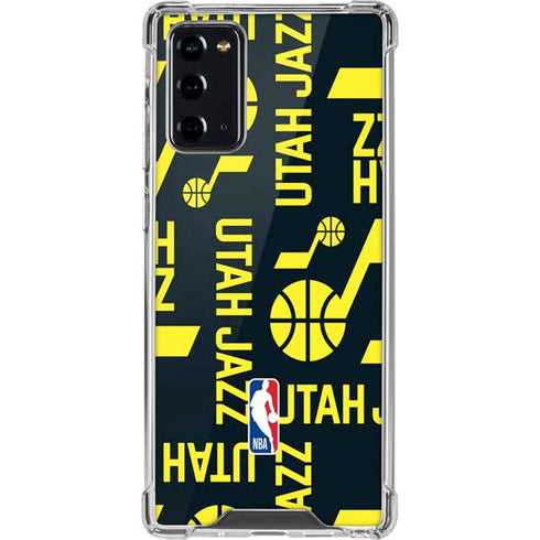 NBA Utah Jazz Blast Galaxy Note20 5G Clear Case