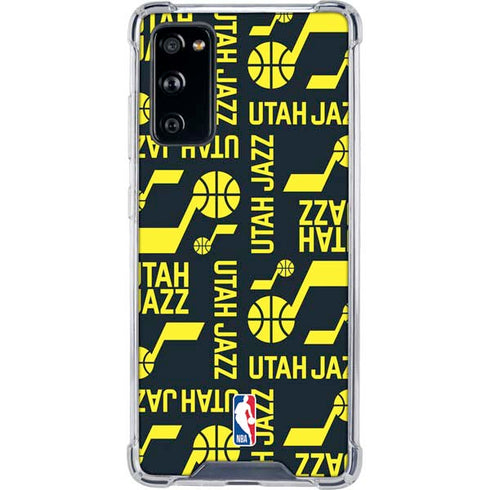 NBA Utah Jazz Blast Galaxy S20 FE Clear Case