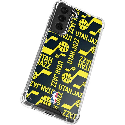 NBA Utah Jazz Blast Galaxy S21 5G Clear Case