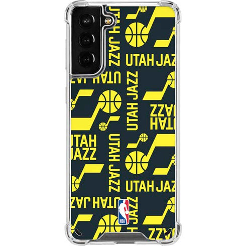 NBA Utah Jazz Blast Galaxy S21 Plus 5G Clear Case