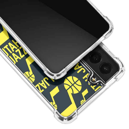NBA Utah Jazz Blast Galaxy S21 Plus 5G Clear Case