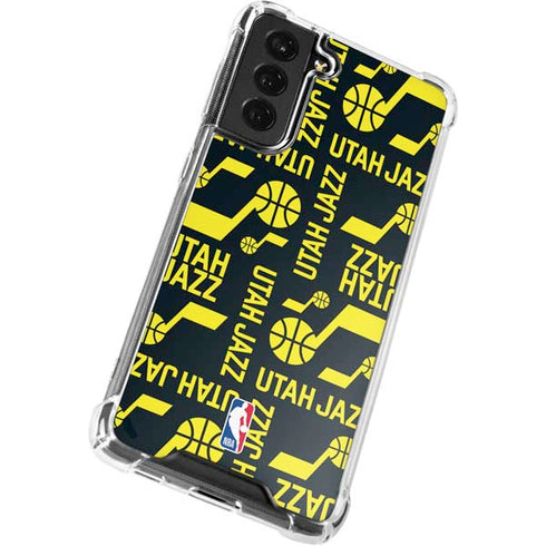 NBA Utah Jazz Blast Galaxy S22 Plus Clear Case