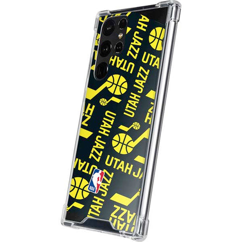 NBA Utah Jazz Blast Galaxy S22 Ultra Clear Case