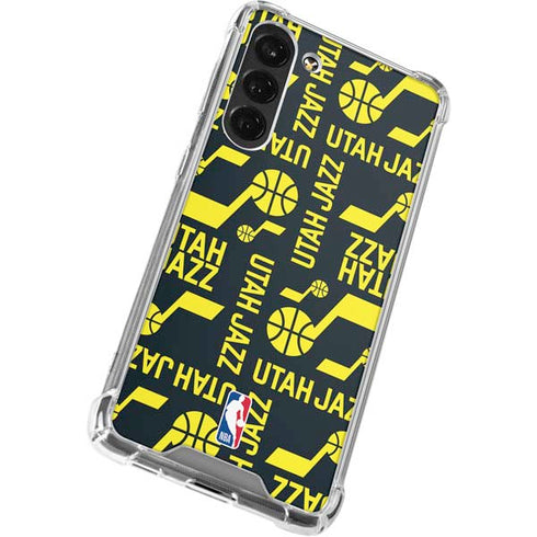 NBA Utah Jazz Blast Galaxy S23 FE Clear Case