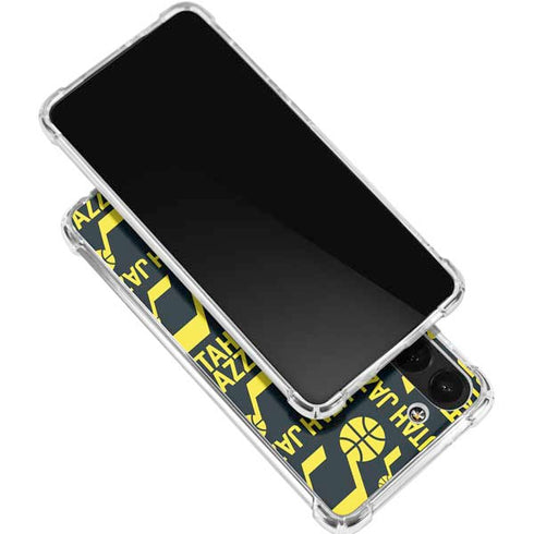 NBA Utah Jazz Blast Galaxy S23 Plus Clear Case