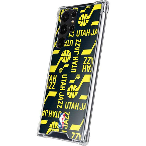 NBA Utah Jazz Blast Galaxy S23 Ultra Clear Case