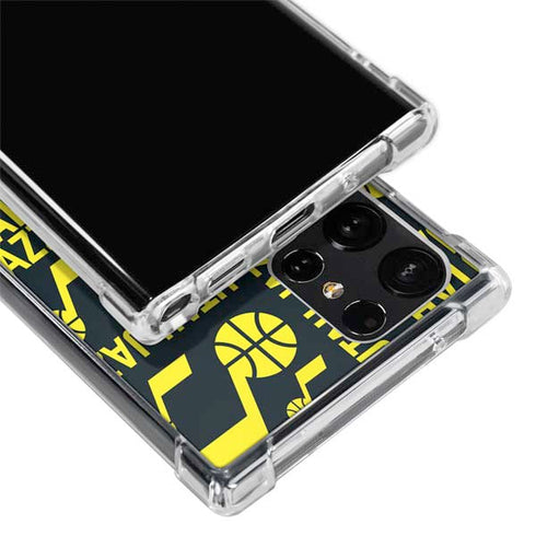 NBA Utah Jazz Blast Galaxy S23 Ultra Clear Case