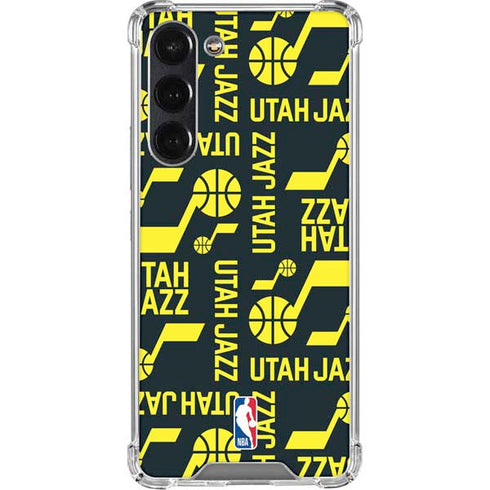 NBA Utah Jazz Blast Galaxy S24 FE Clear Case