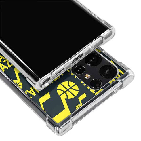 NBA Utah Jazz Blast Galaxy S24 Ultra Clear Case