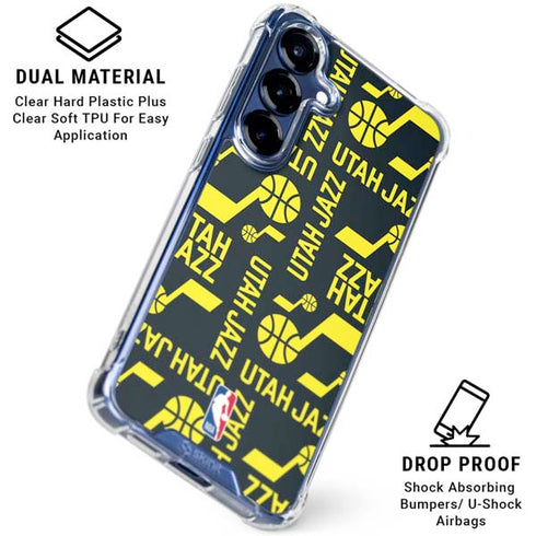 NBA Utah Jazz Blast Galaxy S25 Plus Clear Case